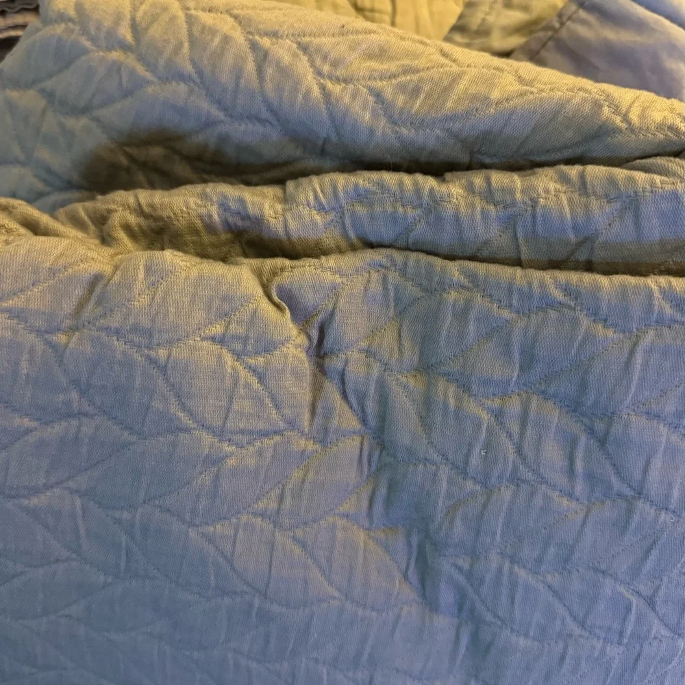 West Elm gray Quilted Bedding